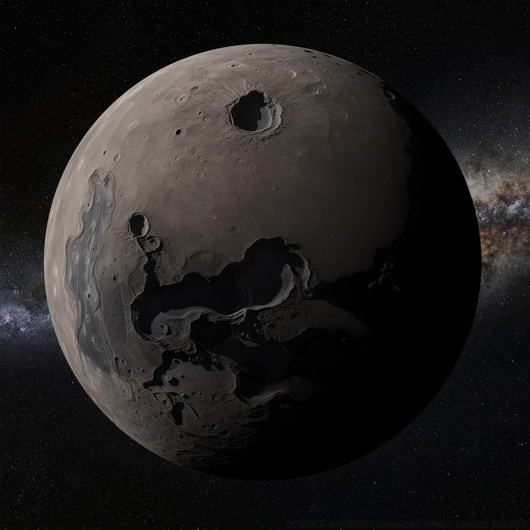 Disrupted planet